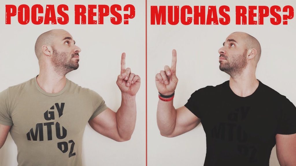 Mucho peso pocas repeticiones para aumentar masa muscular