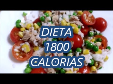 Dieta de 1800 calorías para perder peso