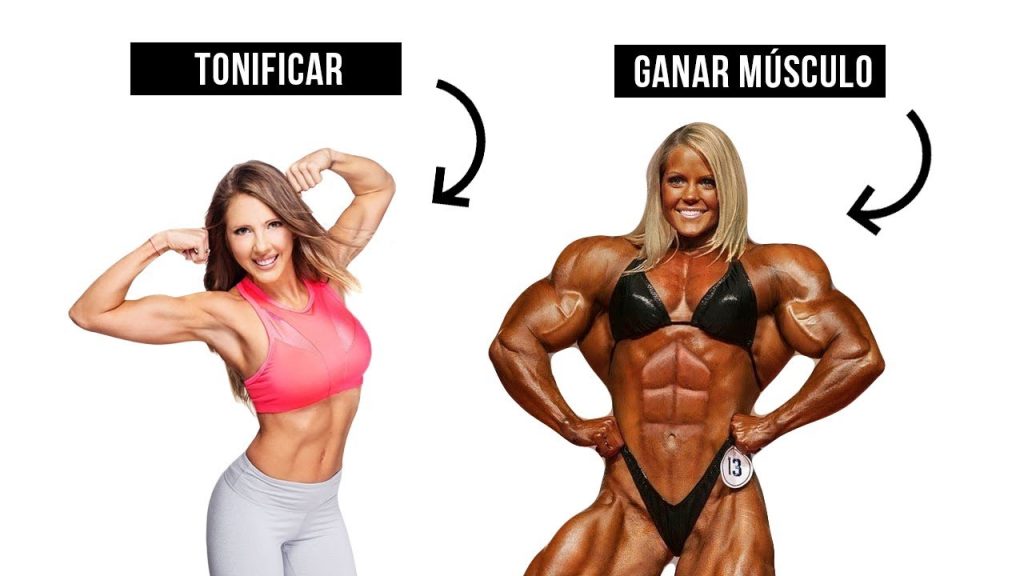 Diferencia entre aumentar masa muscular y tonificar